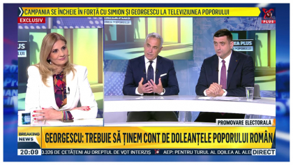 George Simion și Călin Georgescu, ultima apariție împreună înainte de alegeri: „E victoria bunului simț, de aceea suntem împreună”