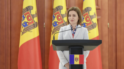 Maia Sandu avertizează că Moldova ar putea deveni bază a războiului hibrid al Rusiei împotriva UE