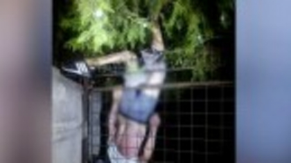 Un bărbat a rămas agăţat de un gard în timp ce era urmărit de poliţişti, în Buzău. A fost dat jos de pompieri