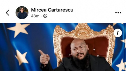 Mircea Cărtărescu și-a șters postarea de pe Facebook cu maneaua lui Dani Mocanu
