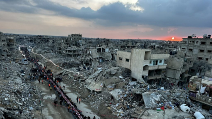 Este un „lagăr de concentrare!”. Ce crede Ehud Olmert despre planul pentru „orașul umanitar” din Gaza