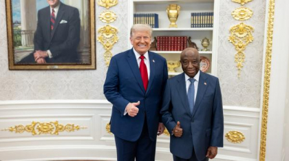 Trump l-a întrebat pe președintele Liberiei „unde a învățat să vorbească așa frumos engleză”. Engleza e limba oficială în țara africană