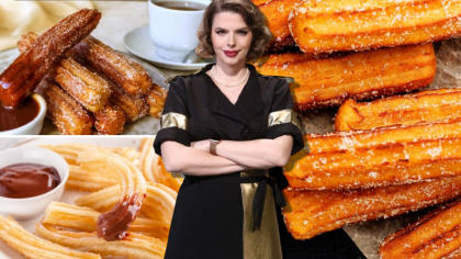 Churros de casă. Rețeta Brigittei Gheorghe, fosta concurentă Chefi la cuțite