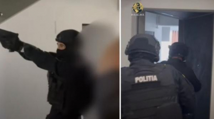 Imagini de la operaţiunea DIICOT de destructurare a rețelei de trafic de droguri pe dark web cu criptomonede