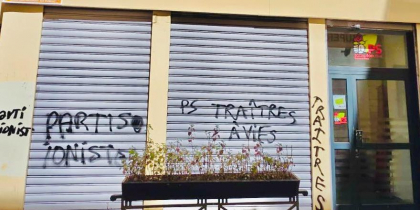 Sediul Partidului Socialist din Marsilia a fost vandalizat cu inscripții antisemite
