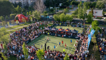 Actori, cântăreți și foști sportivi s-au întrecut la baschet 3x3 în București