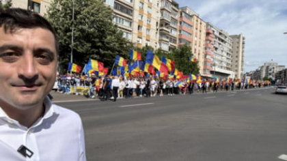George Simion agită spiritele la Ziua Tricolorului: "Nu vom putea avea niciodată pace". Ce spune despre Călin Georgescu