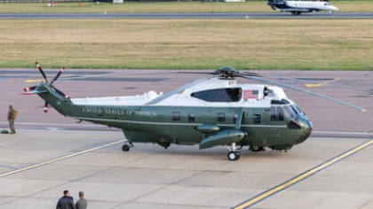 Elicopterul lui Donald Trump, aterizare de urgență în Marea Britanie. Președintele SUA și prima doamnă erau la bord VIDEO