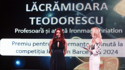 Gala Capital. „Ironwoman” Lăcrămioara Teodorescu: „Îmbin pasiunea pentru sport cu implicarea socială”