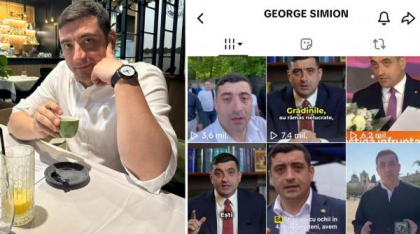 George Simion şi-a redeschis contul de TikTok și pe cel de Facebook în ziua votului decisiv pentru viitorul României