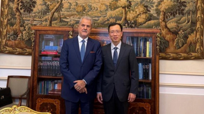 Adrian Năstase, întâlnire cu noul ambasador al Chinei. Ce au discutat cei doi la sediul Fundației Titulescu