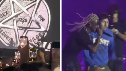 Scene șocante la Beach, Please! Simboluri satanice, versuri obscene, un adolescent aruncat brutal de pe scenă de un rapper. VIDEO