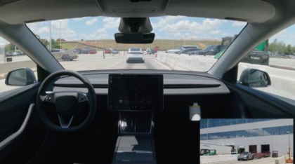 Tesla a făcut prima livrare fără șofer a unei mașini noi către un client. Compania a filmat cursa și a publicat imaginile video