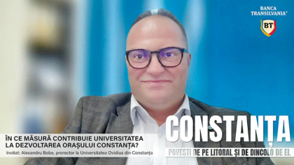Alexandru Bobe, Universitatea Ovidius din Constanţa: Deţinem un centru de inovare digitală. A fost printre primele şapte din Europa. Acum am luat următoarea rundă de finanţare, de 4,6 mil. euro
