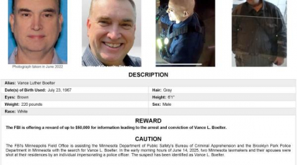 Asasinat politic în Minnesota: Principalul suspect, capturat după o urmărire dramatică. Vance Boelter, posibile legături cu Horațiu Potra
