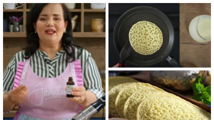 Clătite marocane cu 1000 de găuri, rețeta pe care Jamila a ”furat-o”de la soacra ei: ”Sunt super pufoase și gustoase”