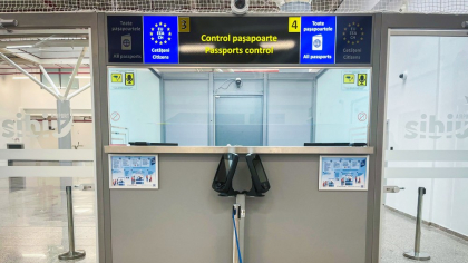 Primul aeroport din România pe care devine operaţional Sistemul de Intrare/ Ieşire (EES) la controlul de frontieră