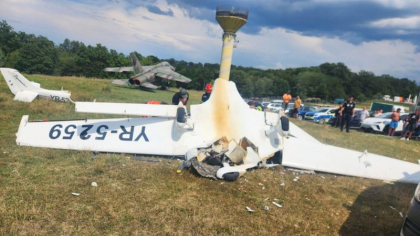 Cum s-a prăbușit avionul de la Orăștie. Pilotul decedat a mai fost implicat într-un accident aviatic