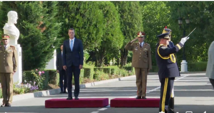 Ionuț Moșteanu, învestit în funcția ministru al Apărării Naționale. Ceremonie la sediul MApN