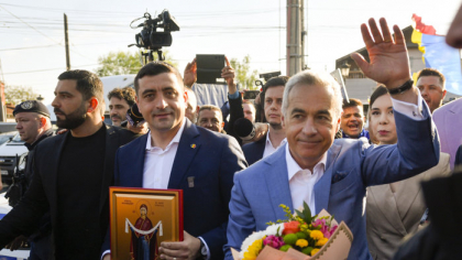 George Simion a votat alături de Călin Georgescu: Suntem aici cu o singură dorinţă. Să facem dreptate pentru România