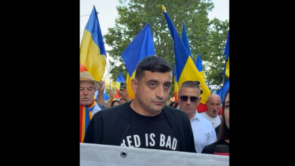 Protest AUR în Capitală, împotriva „austerității”. Manifestația, marcată de scandări antisemite și xenofobe (VIDEO)