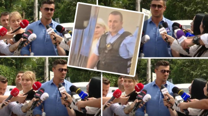 Adrian Alexandrov, partenerul de viață al Elenei Udrea, o întâmpină pe fosta ministră cu un buchet de flori la ieșirea de la Penitenciarul Târgșor: „Cea mică nu știe că azi va ajunge mama ei acasă, sperăm să nu fie prea șocată”