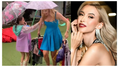 Curtea Andreei Bălan, distrusă după furtuna care a lovit Capitala. Costumele de scenă de zeci de mii de euro, avariate: „Ploaia a rupt!” VIDEO