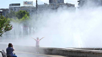 Cupolă de foc peste România