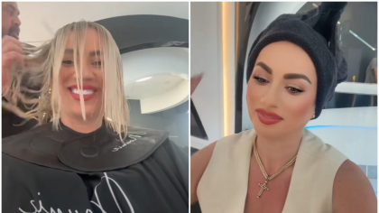 Rocsana Marcu s-a lăsat pe mâna celebrului hairstylist Mounir, din Dubai. Cum arată acum vedeta