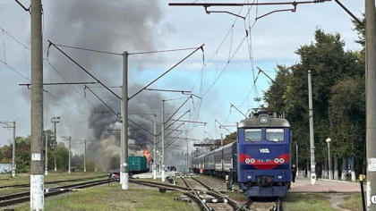 O amenințare cu bombă a suspendat circulația feroviară în Ucraina, inclusiv o linie internațională