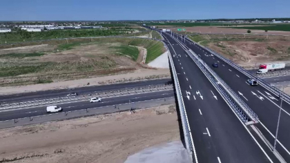 O nouă porțiune de autostradă se inaugurează astăzi. Ce drumuri vor mai fi date în trafic în iulie