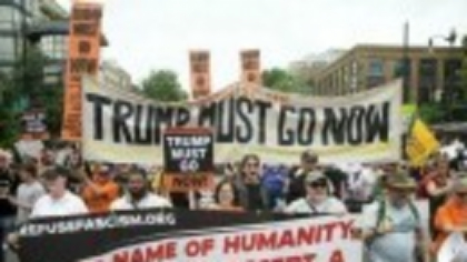 Noi proteste în marile orașe din SUA, înaintea paradei militare organizată în cinstea lui Donald Trump