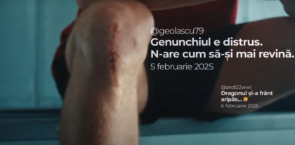 Imagini traumatizante cu genunchiul operat al lui Radu Drăgușin. Fotbalistul a devenit ambasadorul unei bănci