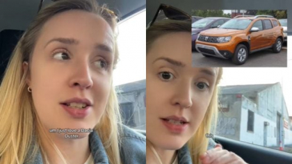 O influenceriță britanică e obsedată de Dacia Duster. Clipul publicat pe TikTok a devenit viral: „E mașina visurilor mele”