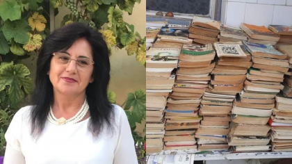 O româncă întoarsă în țară după 23 de ani de muncă în Italia vrea să deschidă o bibliotecă în satul natal: „M-am izbit de un zid, dar eu nu renunț la acest vis”