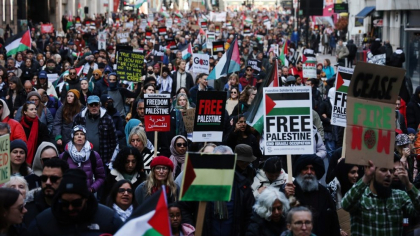 Un grup pro-Palestina a fost interzis în Marea Britanie. Cei care sprijină organizația riscă pedeapsa cu închisoarea