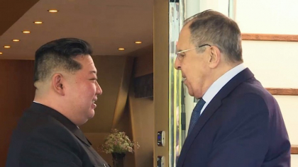 Serghei Lavrov, primit de liderul Kim Jong-un la Phenian. Coreea de Nord a reafirmat sprijinul pentru războiul Rusiei în Ucraina