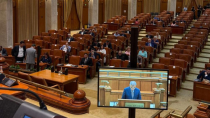 Moțiunea depusă de AUR, la ora dezbaterii